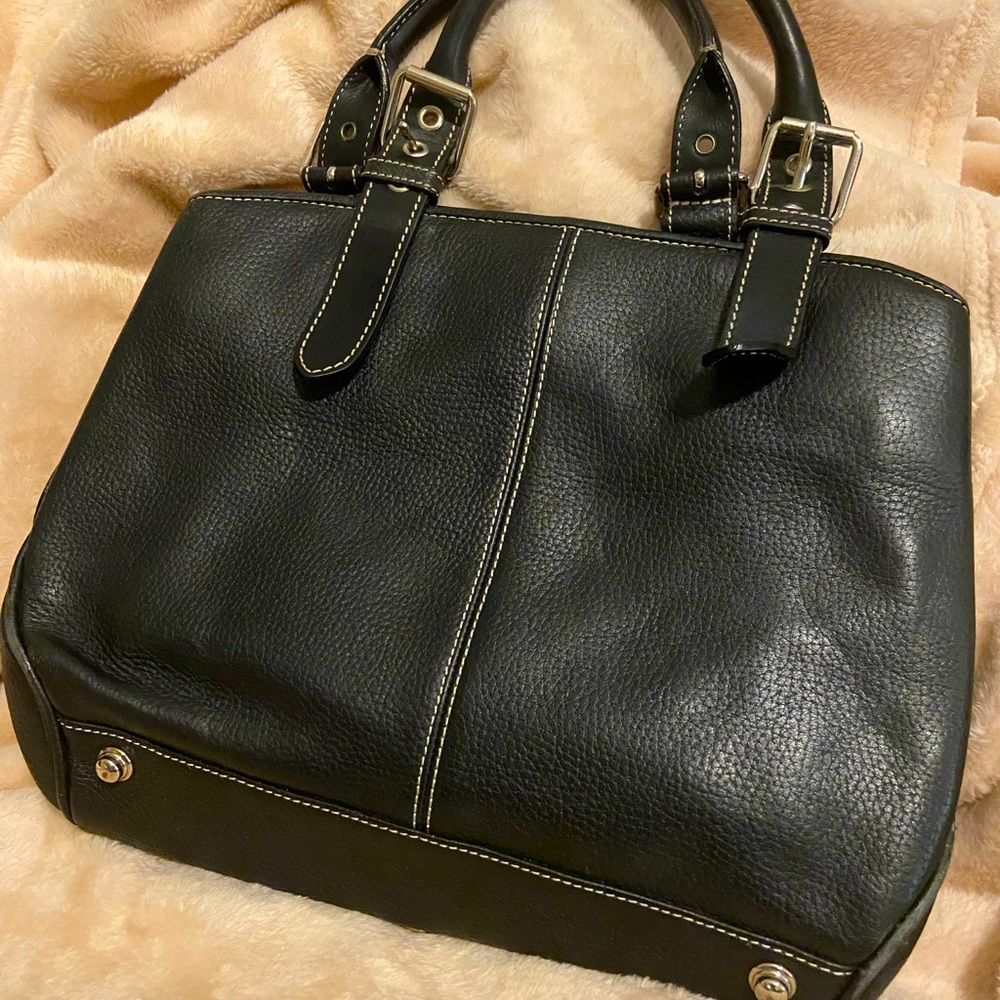 Vintage Black Dooney and Burke satchel